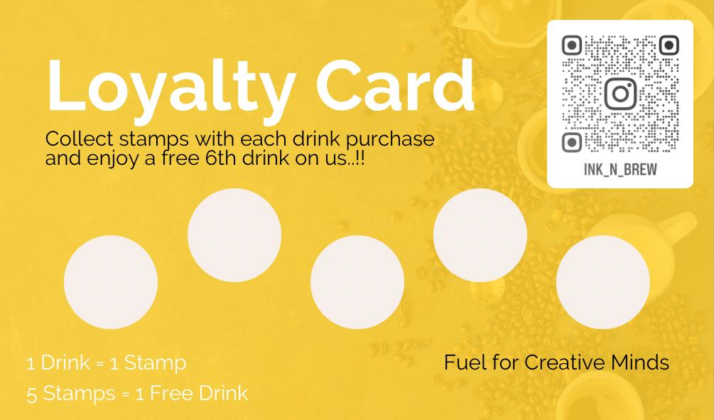 Ink N Brew | Loyalty Card